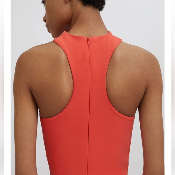 NWT Christopher Esber Reversed halter disconnect ruched dress - Picture 4 of 9